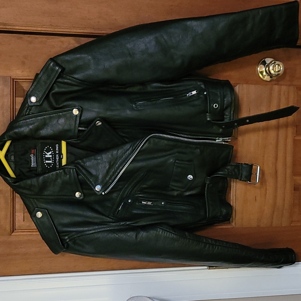 Genuine leather coat